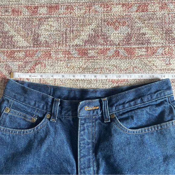 L.L. Bean Flannel Lined Jeans - Picture 7 of 9
